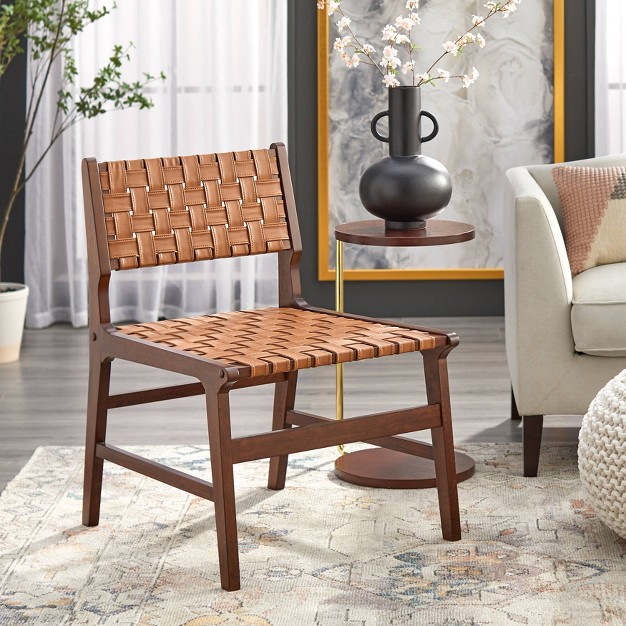 Brady Accent Chair Rustic Brown Lifestorey