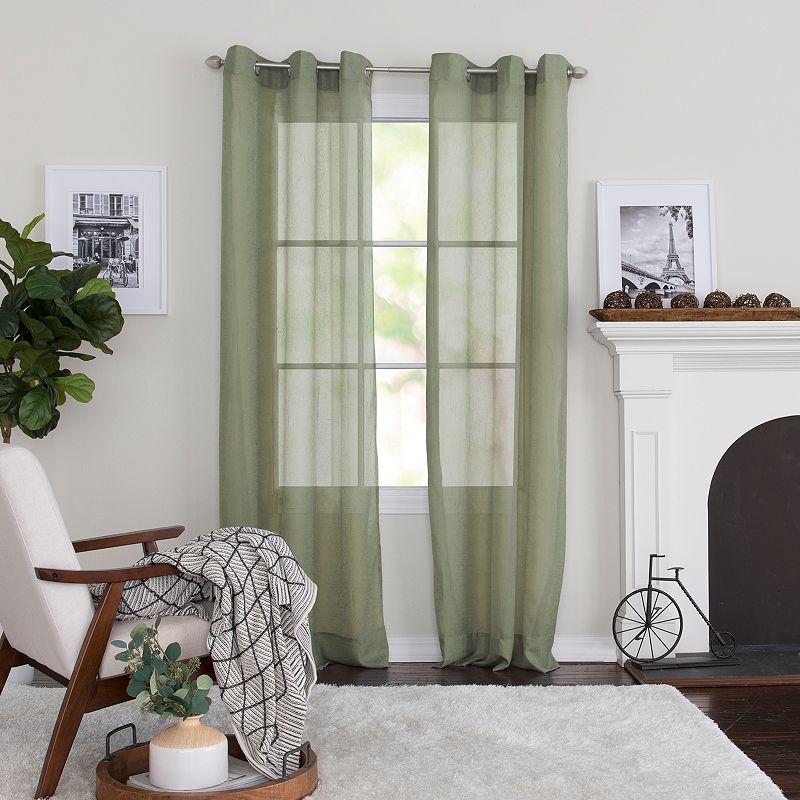 Miller Curtains Preston Grommet Top 1-Panel Window Curtain