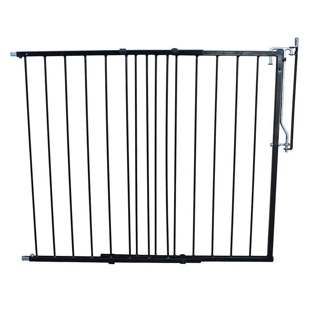 Cardinal Gates 41.5 in. H x 29.5 in. W x 2 in. D Duragate Pet Gate in Black MG25-BK-P