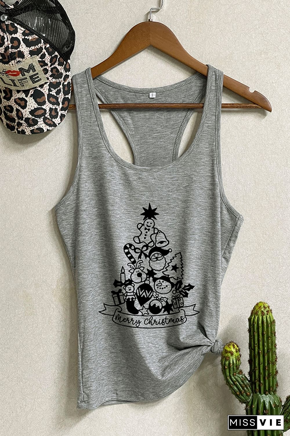 Christmas Tree Sleeveless Tank Top Wholesale