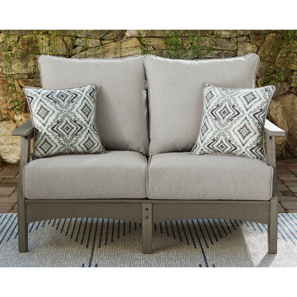 Poly Grey Outdoor 54 Loveseat