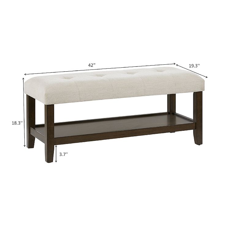 Madison Park Penny Accent Bench