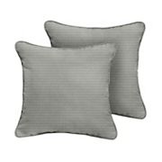 Sorra Home Indoor Outdoor 16 in. x 16 in. Corded Pillows 2-Piece Set