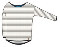 Muir Organic Knitted Jumper - Off White Stripe