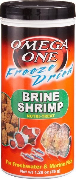 Omega One Freeze-Dried Brine Shrimp Freshwater and Marine Fish Treat