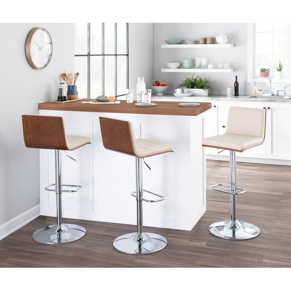 Carson Carrington Ljungby Adjustable Bar Stool (Set of 2)