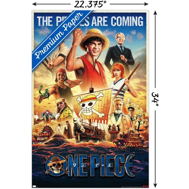 Trends International Netflix One Piece Group One Sheet Unframed Wall Poster Prints