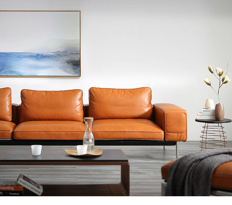 Lorraine Classic Sofa Sf019-3-Orange