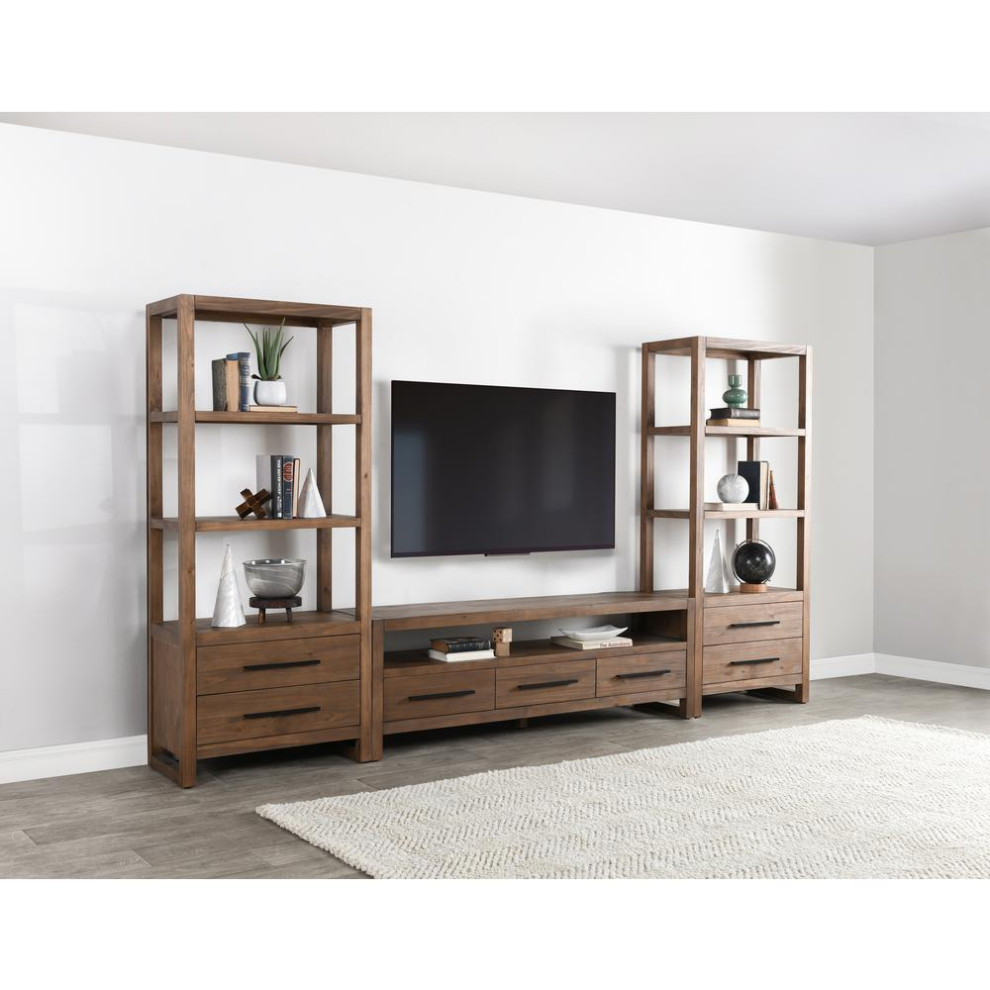 Fenmore 3 Drawer Tv Stand By Kosas Home   Transitional   Entertainment Centers And Tv Stands   by Kosas  Houzz