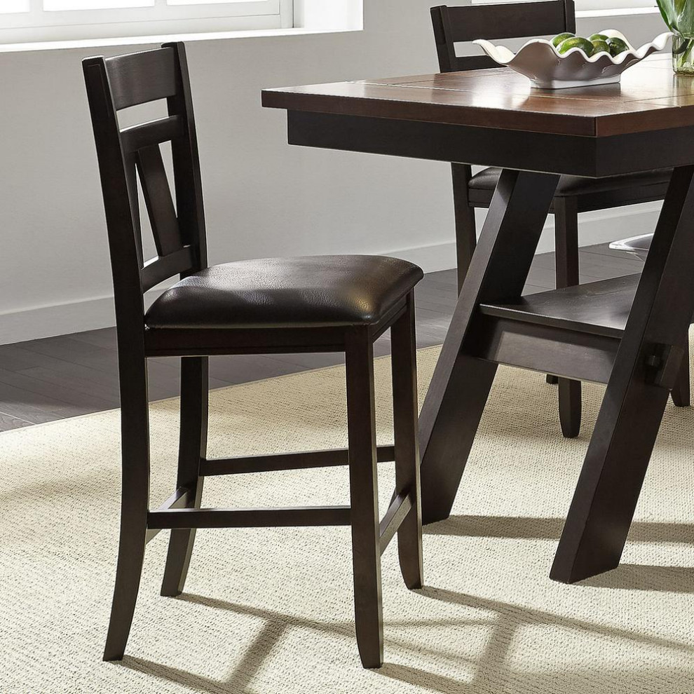 Splat Back Counter Chair (RTA) W19 x D21 x H41   Contemporary   Dining Chairs   by BisonOffice  Houzz