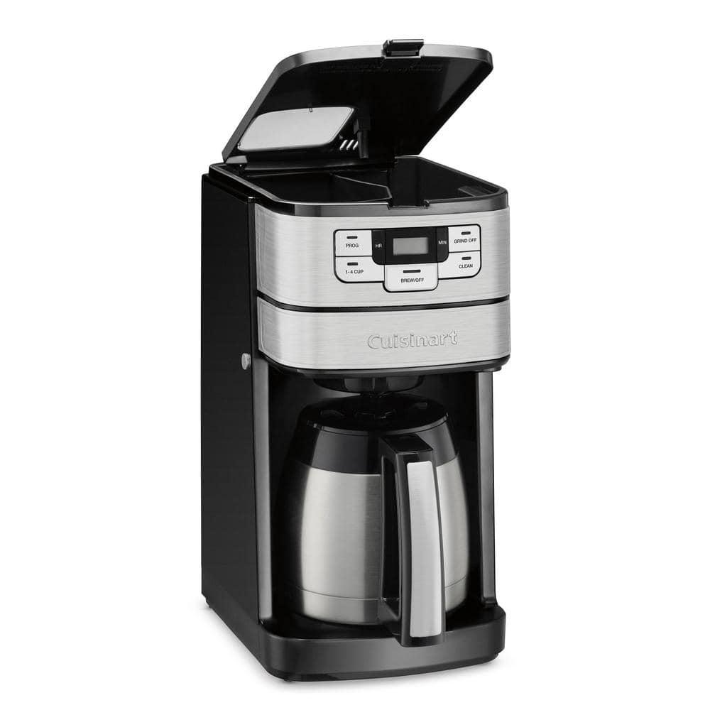 Cuisinart Blade Grind and Brew 10Cup Automatic Black and Stainless Steel Thermal Coffee Maker