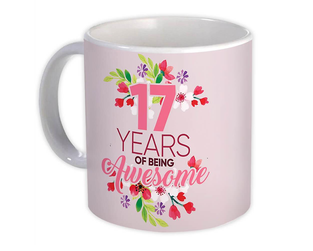 Gift Mug: 17 Years of Being Awesome 17th