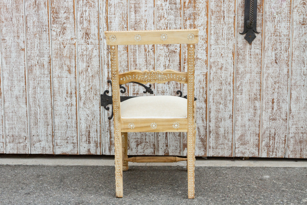British Colonial Inlaid Chair   Mediterranean   Dining Chairs   by De cor  Houzz