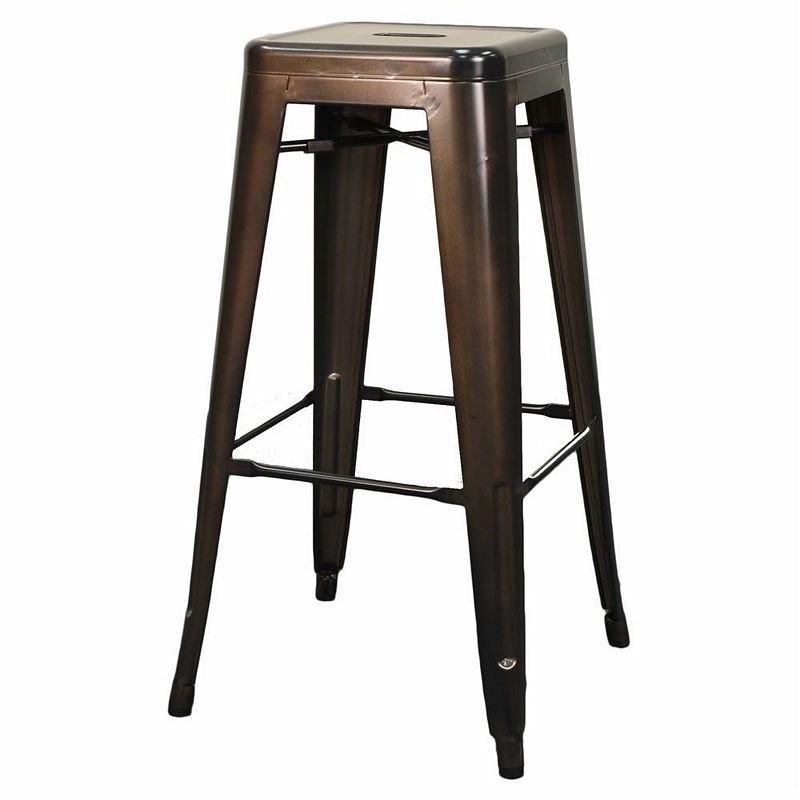 New Pacific Direct Metropolis Metal Backless Bar Stool， (Set of 4)