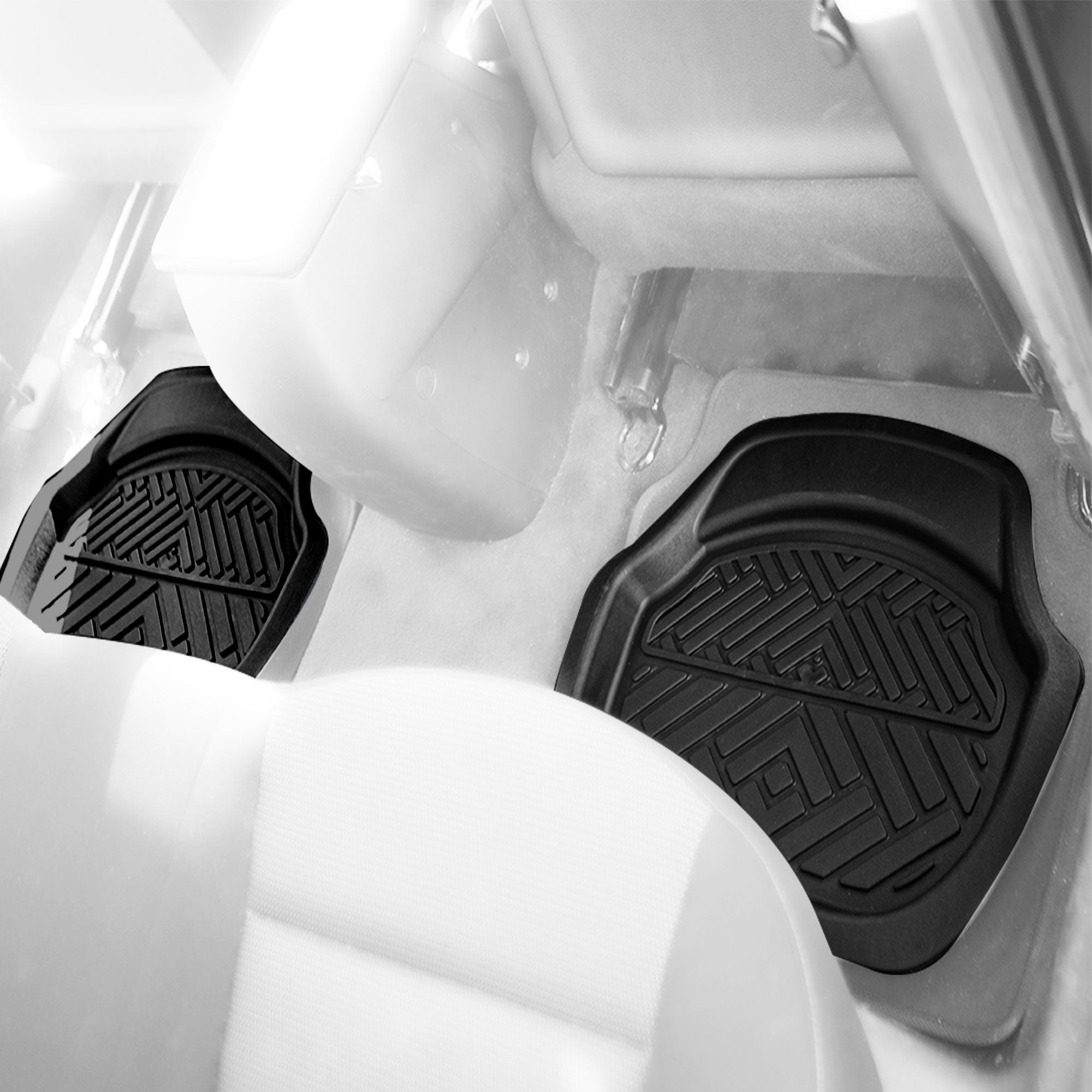 FH Group Trimmable Liners Heavy Duty  Car Floor Mats (for Cars， Coupes， Small SUVs)