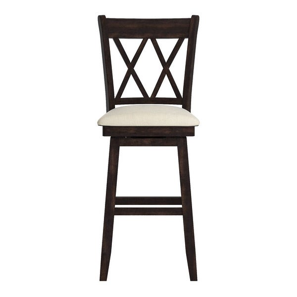 Sheena Bar Stool with Swivel， Oak