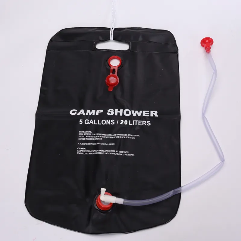 Wholesale outdoor camping equipment shower bag picnic water storage bag folding bath bag