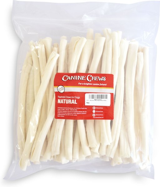 Canine Chews 10-11-inch Retriever Skinny Stick Beef Flavor Dental Dog Chews