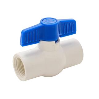 Everbilt 34 in. PVC FIP x FIP Sch. 40 Ball Valve 107-134EB