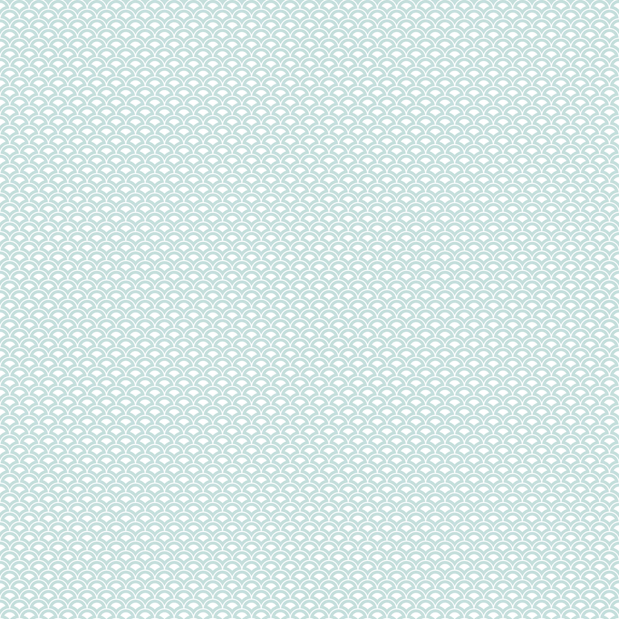 Sample Shell Top Teal Wallpaper from the Small Prints Collection