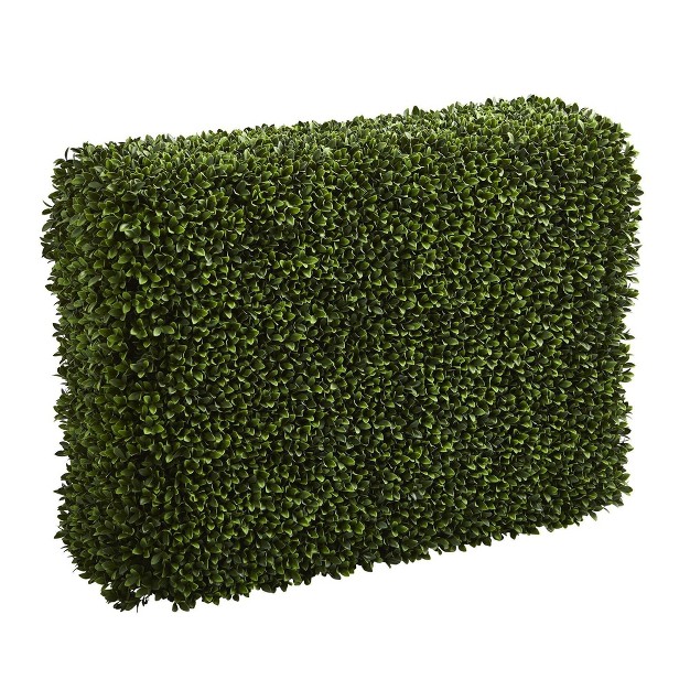 Nearly Natural 41-in Boxwood Artificial Hedge (indoor/outdoor)