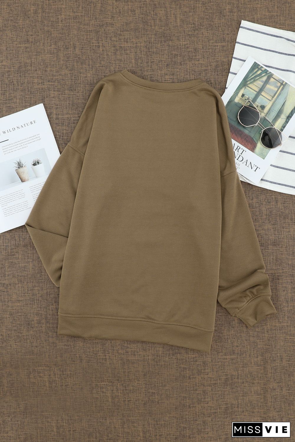 Crew Neck Long Sleeve Sweatshirt