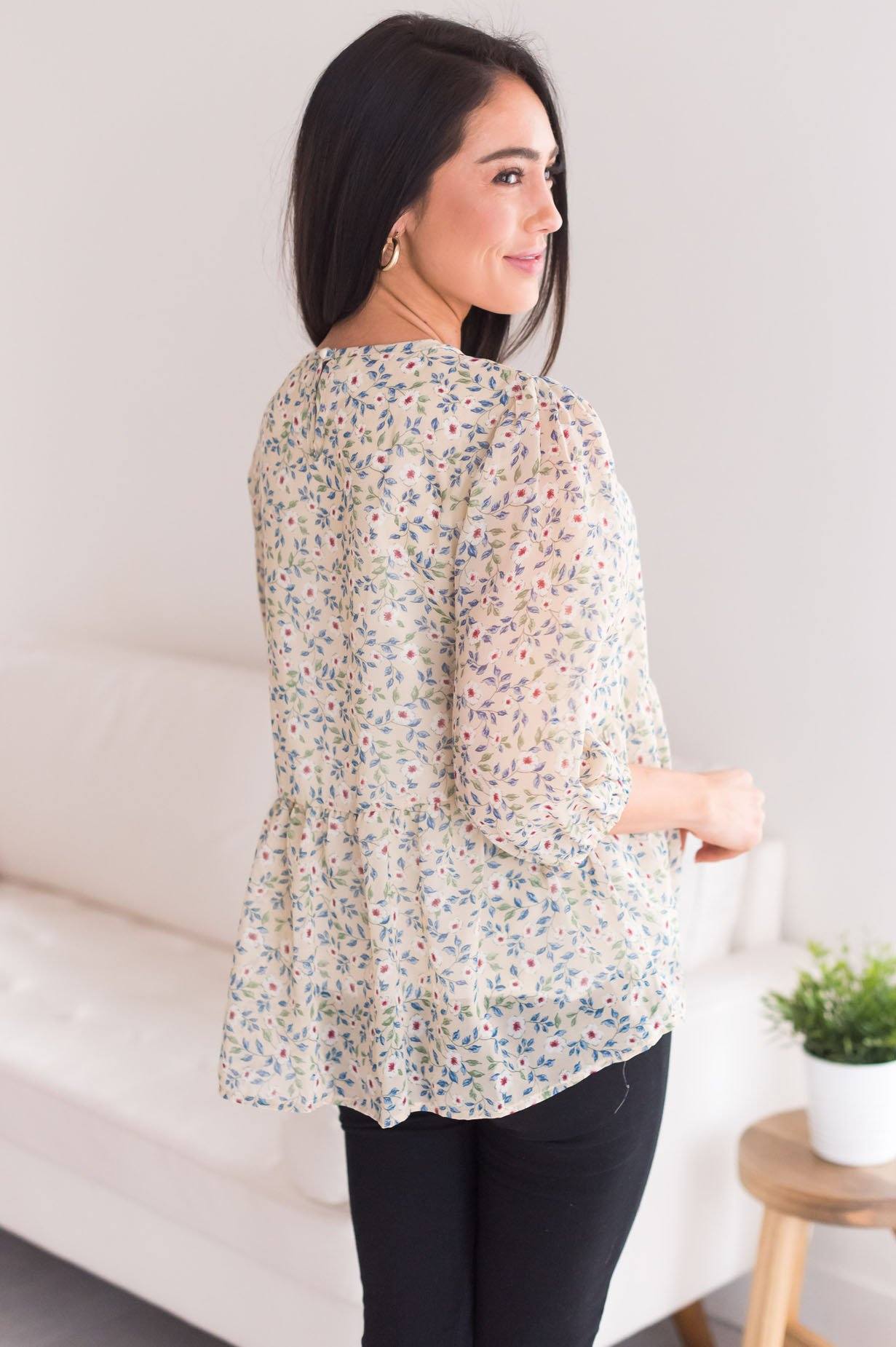 Every Little Thing Modest Blouse