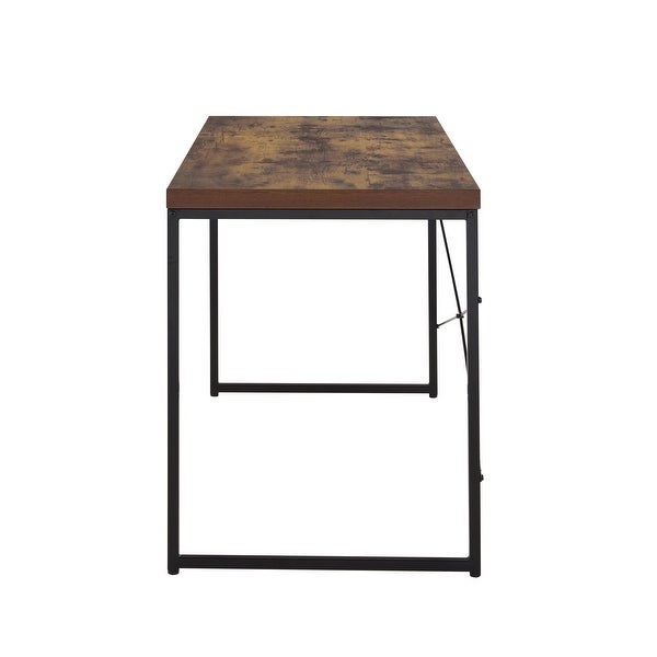 ACME Bob Console Table in Weathered Oak and Black