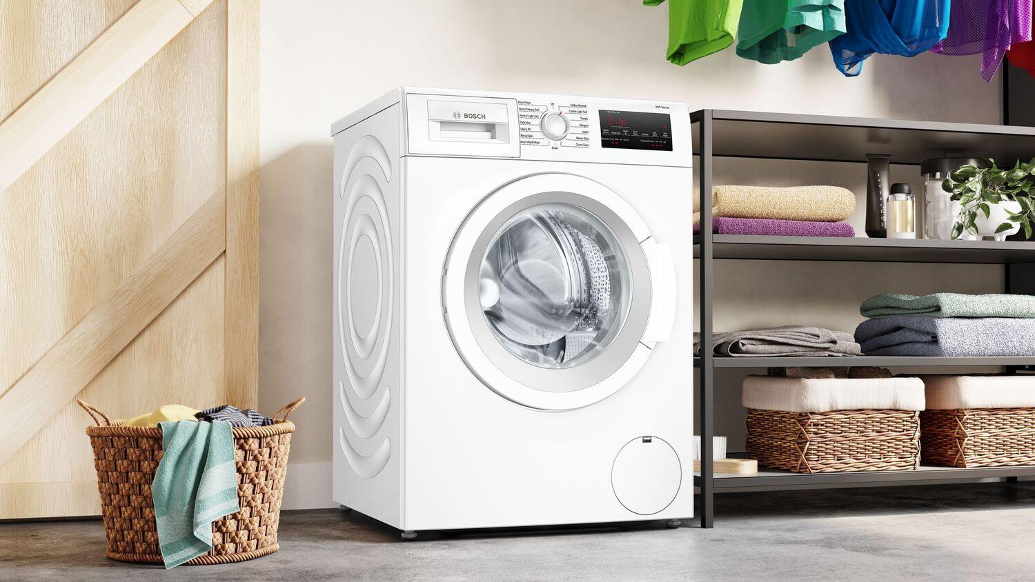 Bosch WGA12400UC 300 Series Compact Washer 1400 Rpm