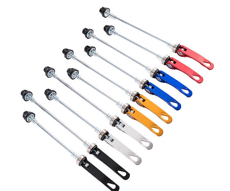 Bicycle Hub Quick Release Lever Mtb Road Bicycle Steel Skewers Front Wheel 145mm Rear 175mm For Mountain Bike Folding