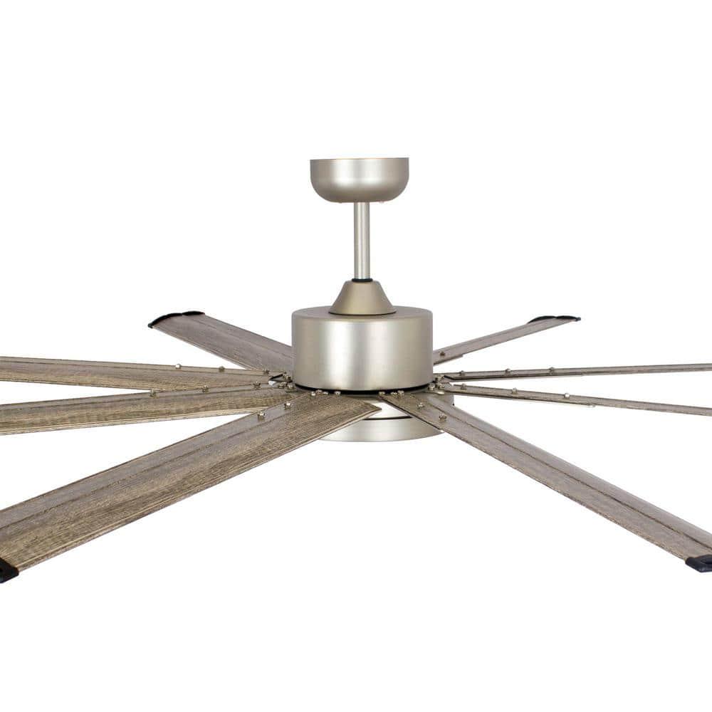 matrix decor 72 in Indoor Satin Nickel LED Ceiling Fan With Light Kit and Remote Control