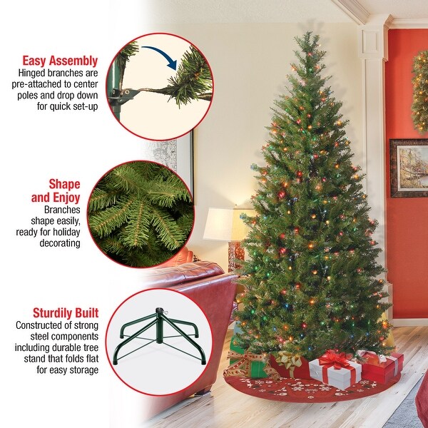 National Tree Company 7 ft.t Prelit Aspen Spruce