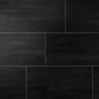 Corso Italia Ray Black 12 in. x 24 in. Porcelain Floor and Wall Tile (15.50 sq. ft.Case) 610010002822