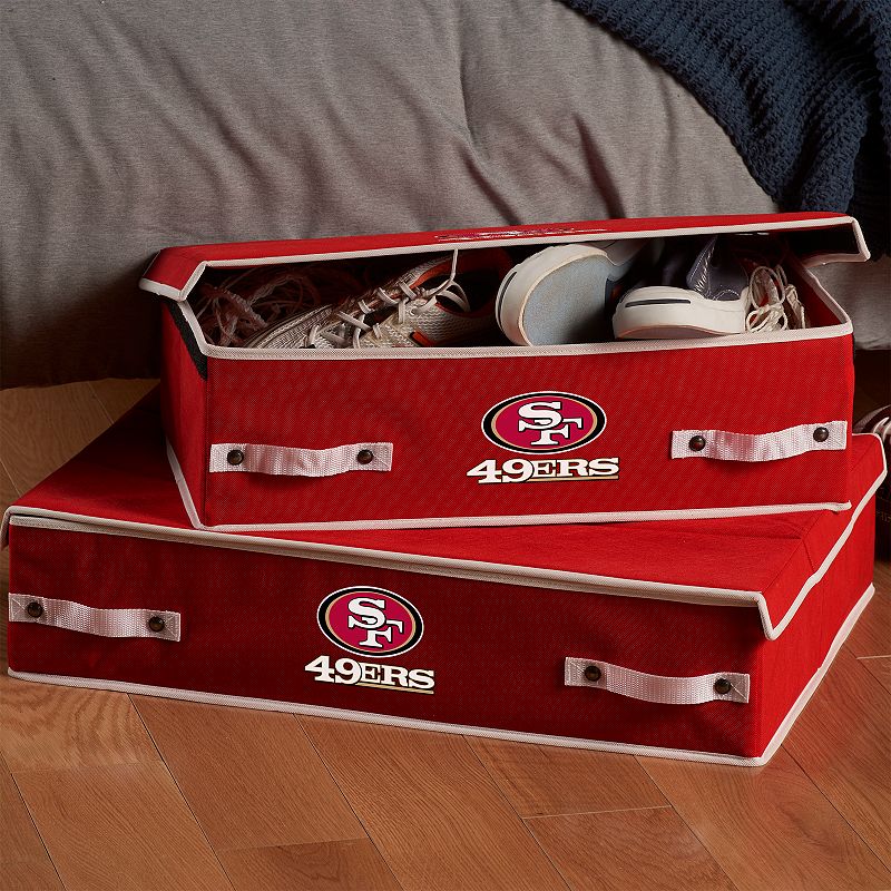 Franklin Sports San Francisco 49ers Large Under-the-Bed Storage Bin