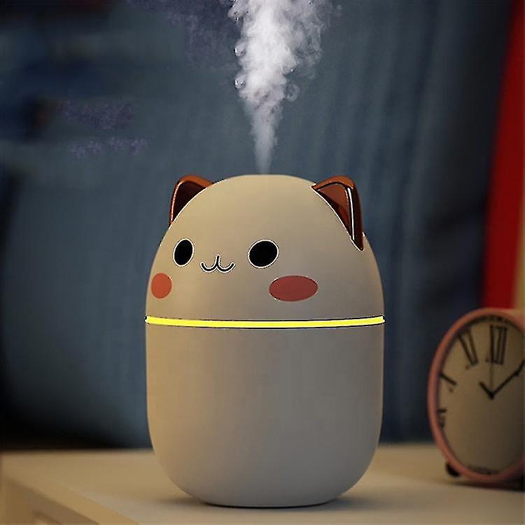 200ml Kawaii Air Humidifier Cute Kawaiil Aroma Diffuser With Night Light Cool Mist For Bedroom Home Car Purifier Humificador