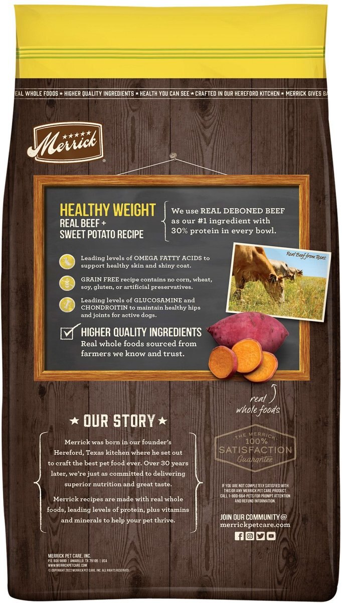 Merrick Grain-Free Healthy Weight Recipe Dry Dog Food