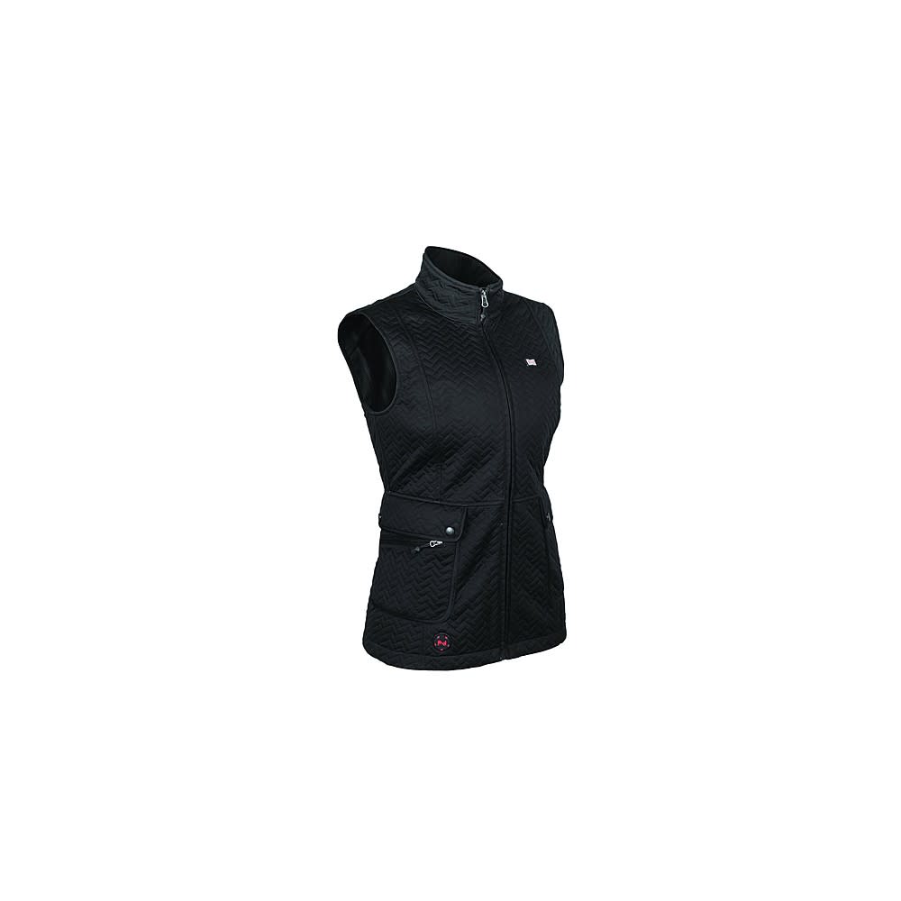 Mobile Warming Cascade Vest Womens Black Small