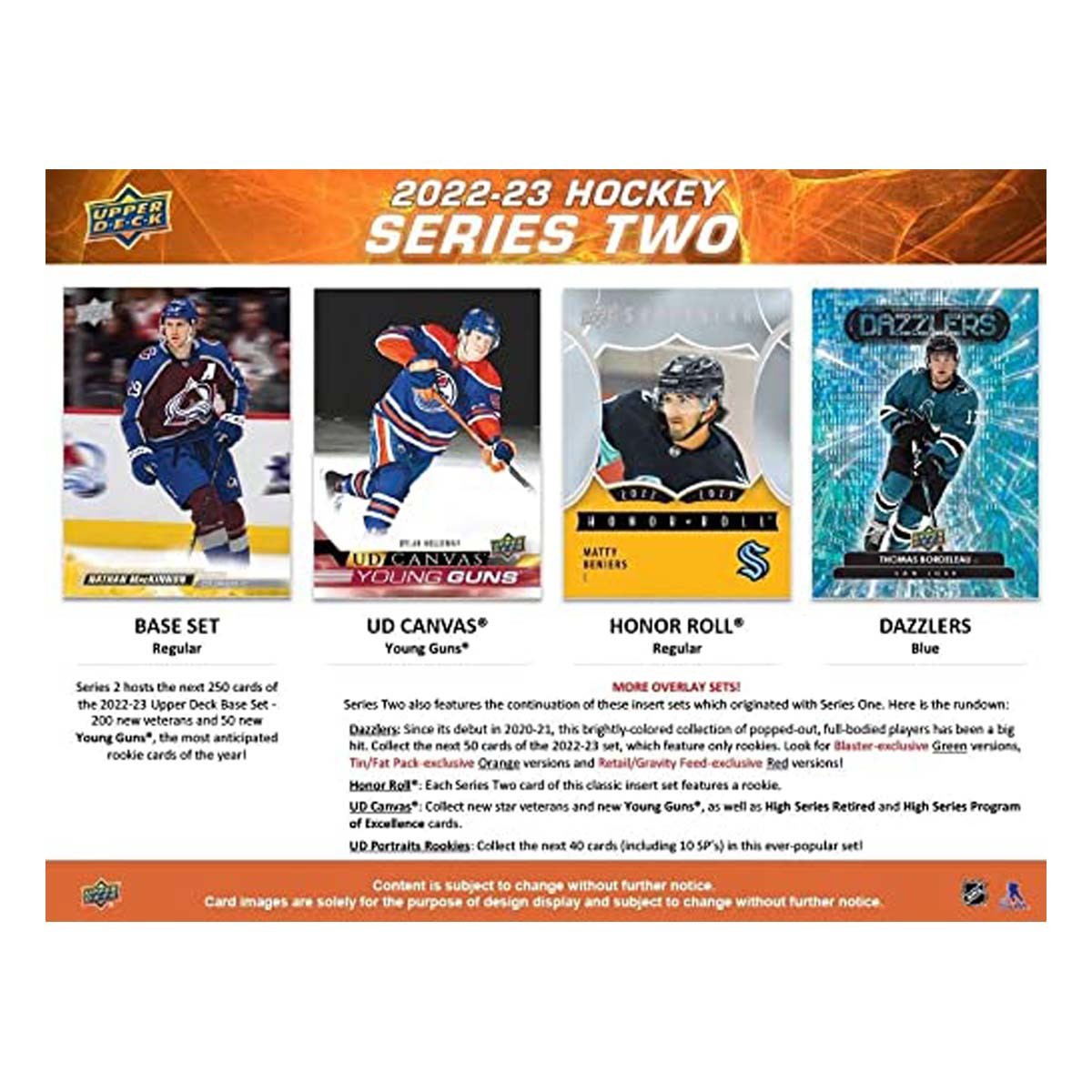 2022-2023 Upper Deck Hockey Series #2 Blaster Box