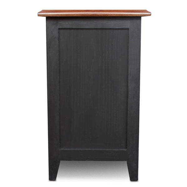 Solid Wood Shaker Cabinet End Table