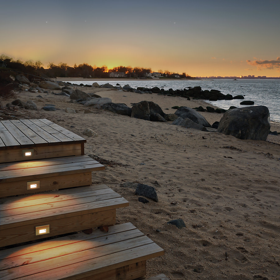 WAC Lighting 4011 5 quotW Horizontal LED Step and Wall Light   12   Transitional   Landscape Lighting   by Buildcom  Houzz