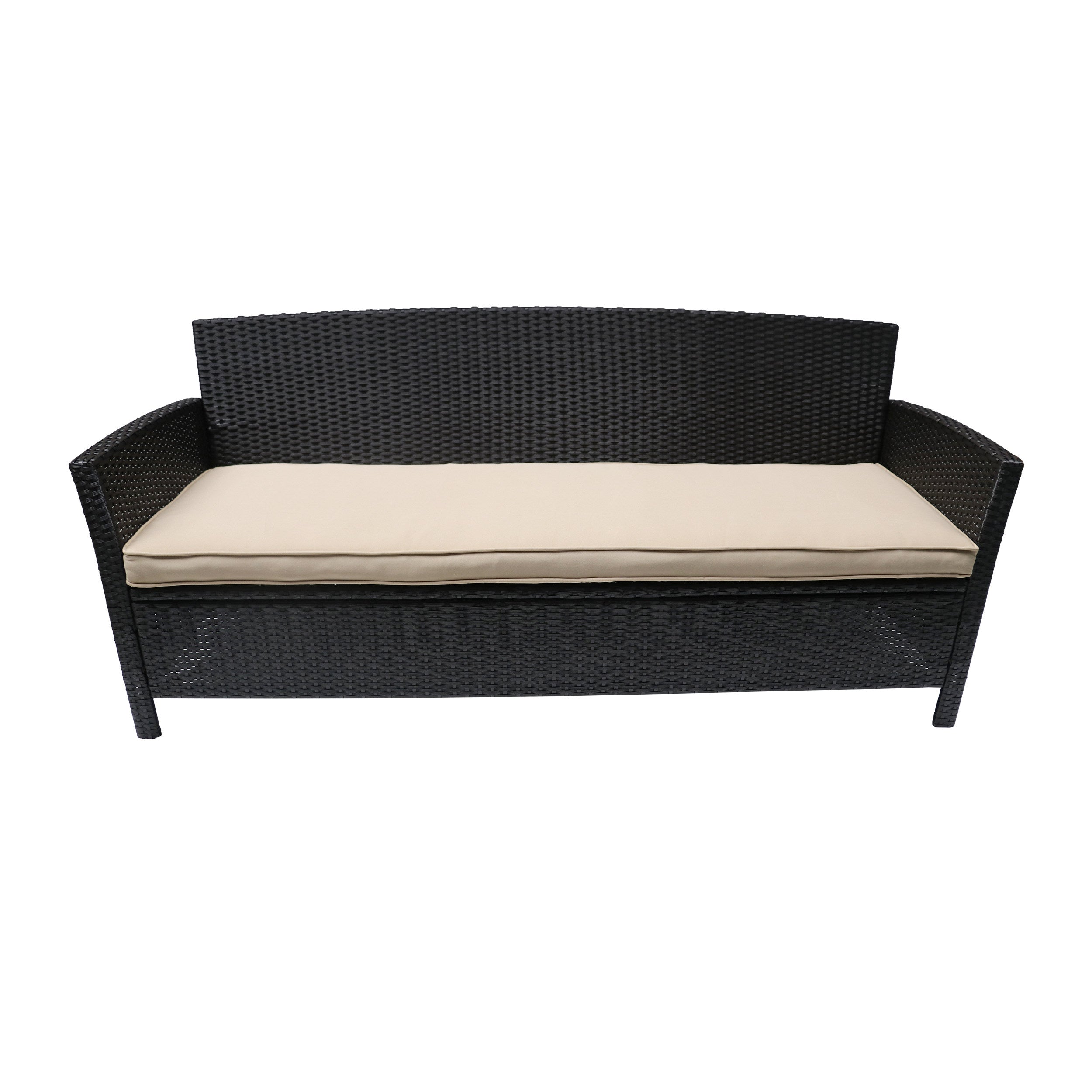 Auguste Outdoor Wicker 3 Seater Sofa