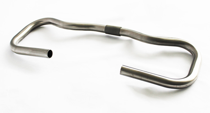 titanium alloy cycle drop handle bar for folding bromton bike