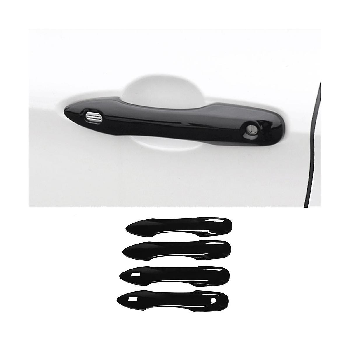 For 2019-2023 Hatchback Glossy Black Side Smart Exterior Door Handle Cover Trim Protective