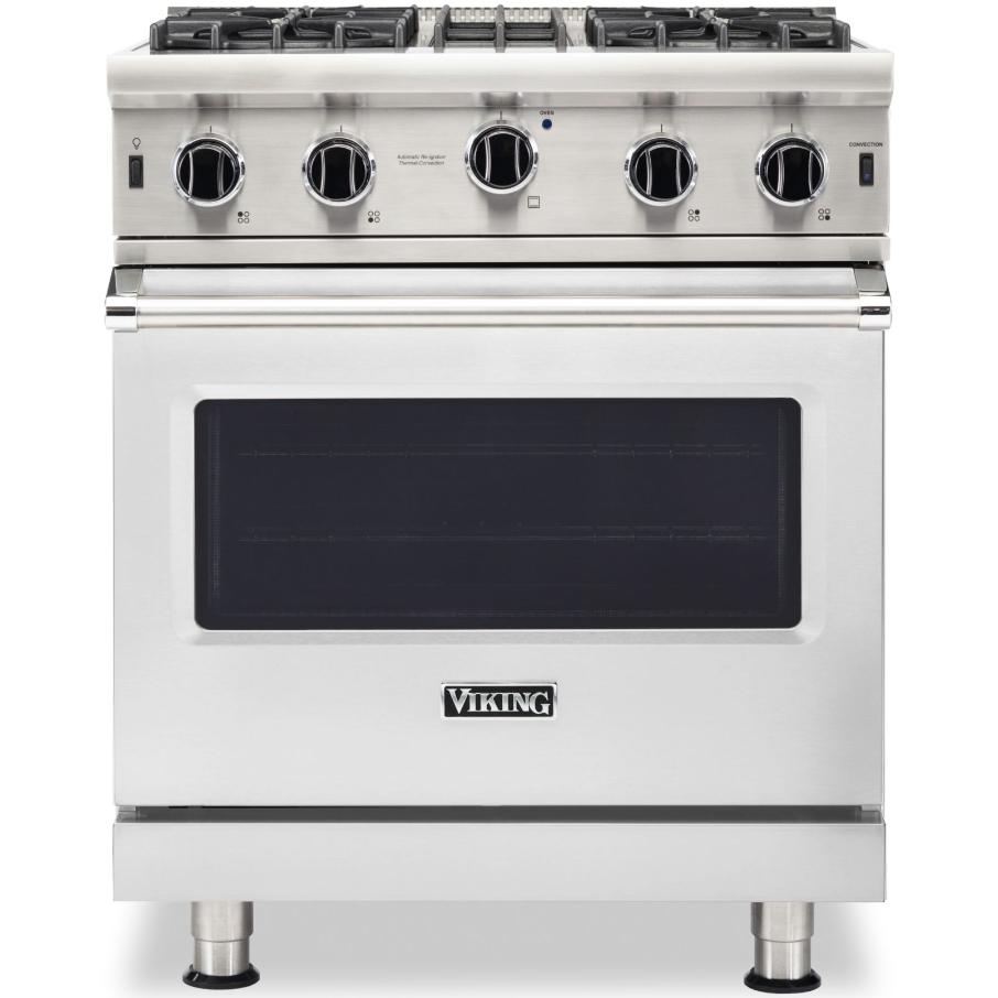 Viking 30-inch, 4.0 cu.ft. Freestanding Gas Range with Convection Technology VGIC5302-4BSSLP