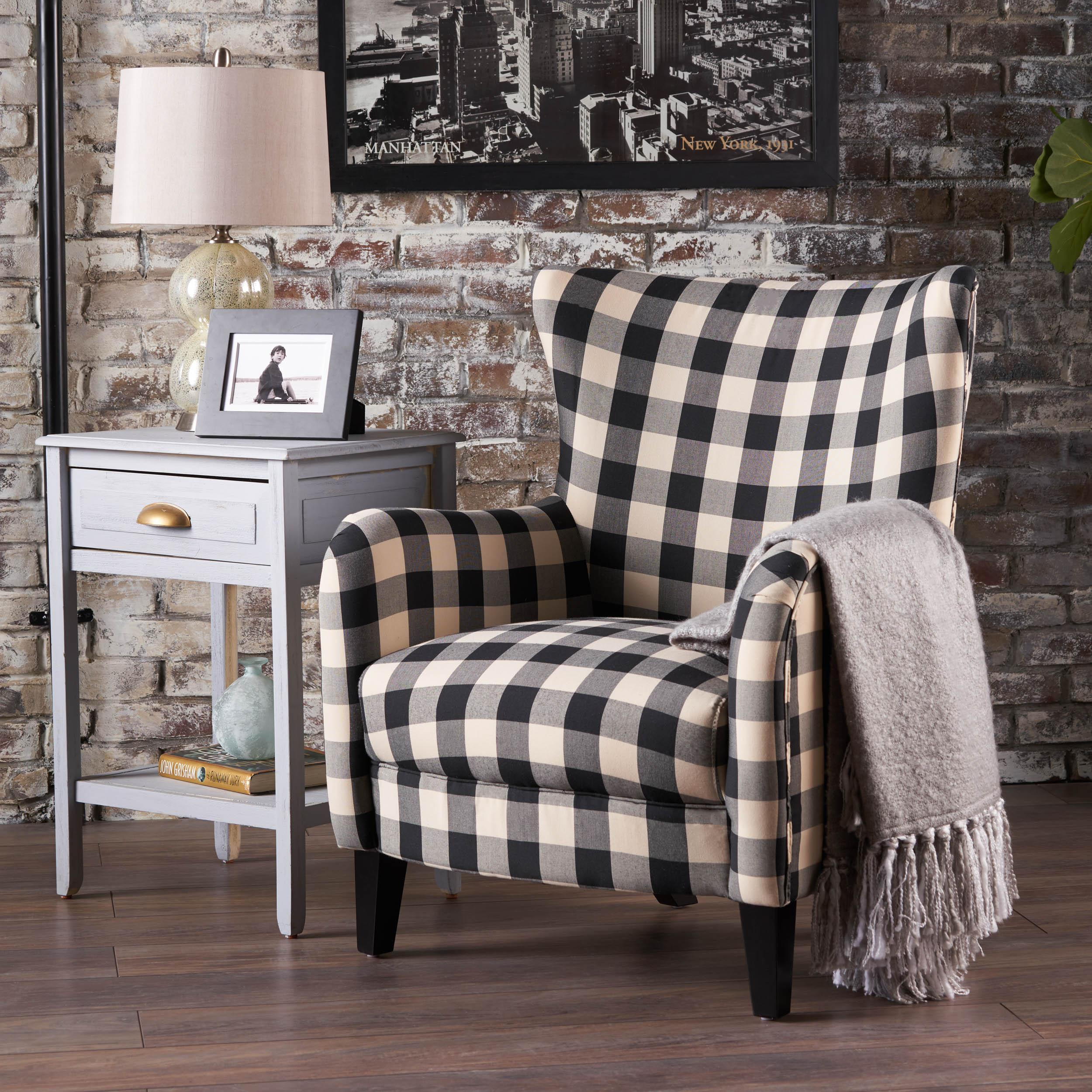 Venette Fabric Club Arm Chair