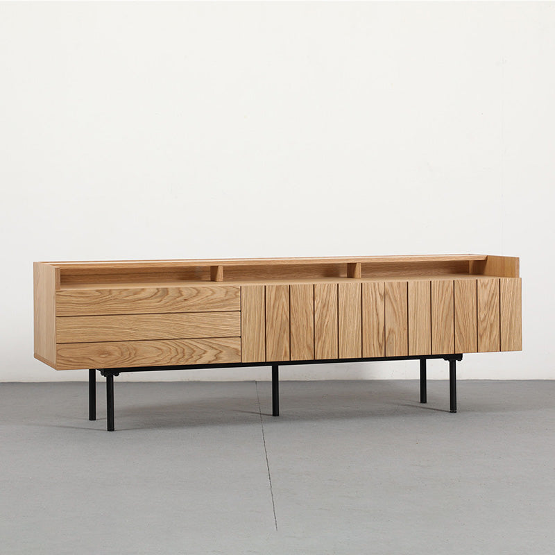 ZANE Entertainment TV Unit 160cm - Natural Oak