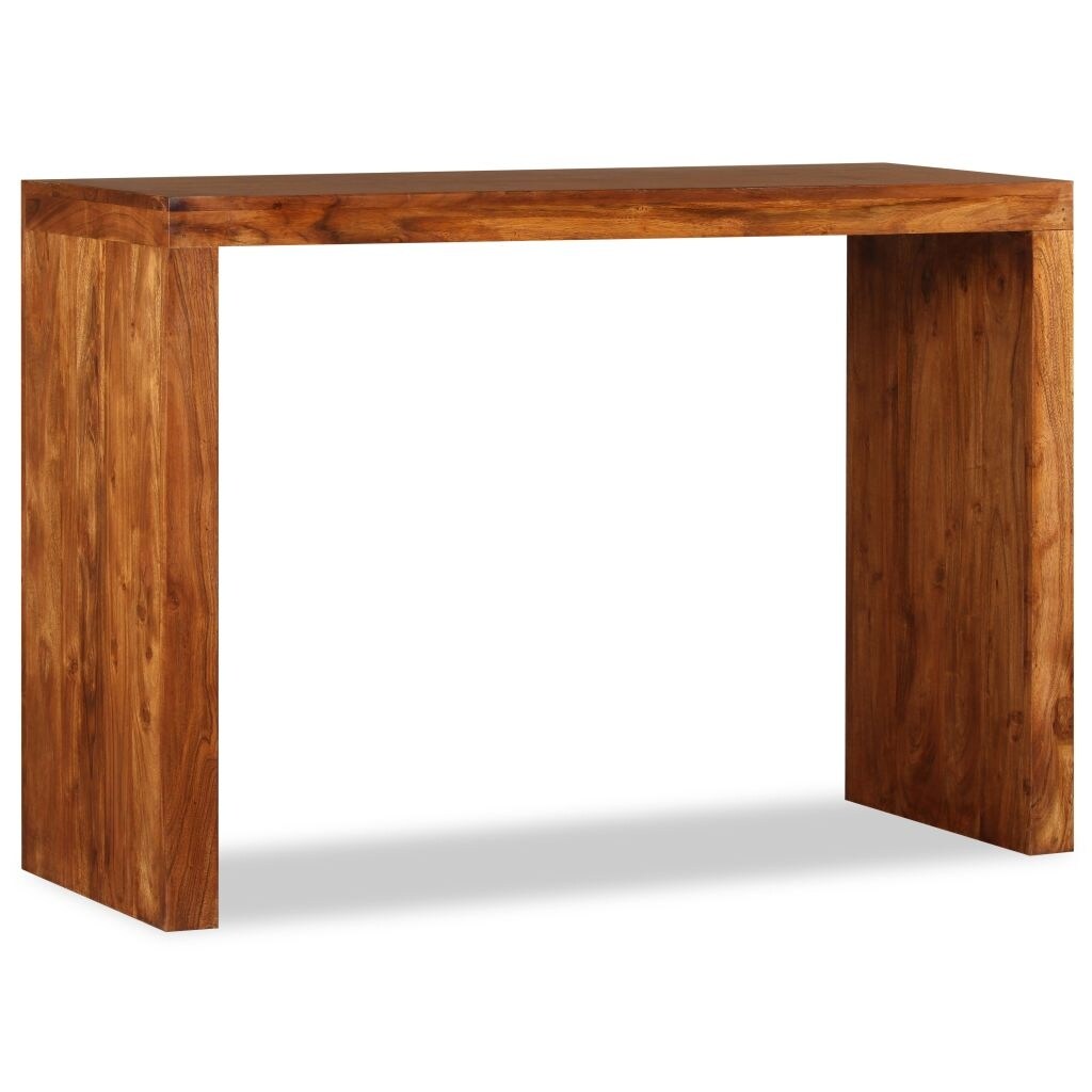 vidaXL Console Table Solid Wood with honey finish 43.3