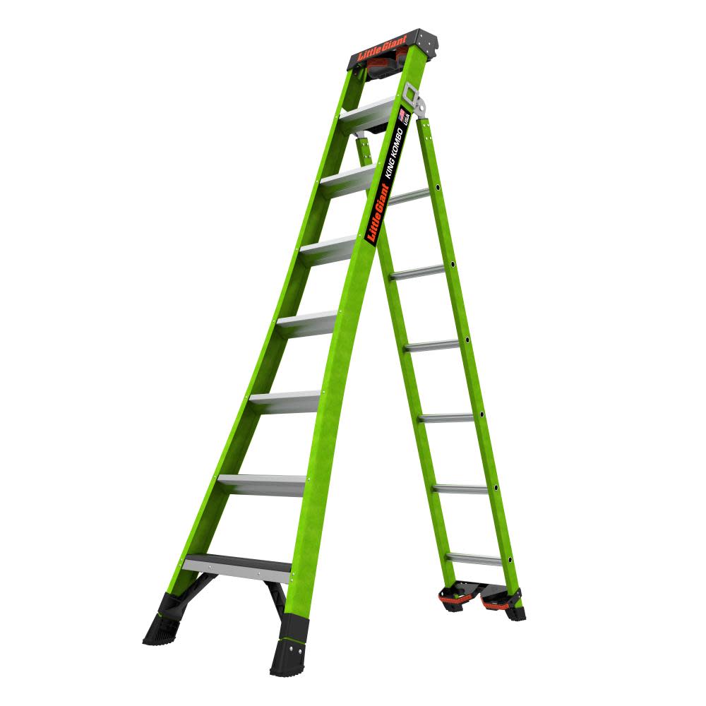 Little Giant KING KOMBO Ladder Industrial 8' ANSI Type IAA