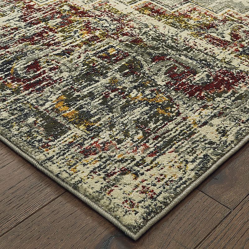 StyleHaven Marcus Distressed Medallion Rug