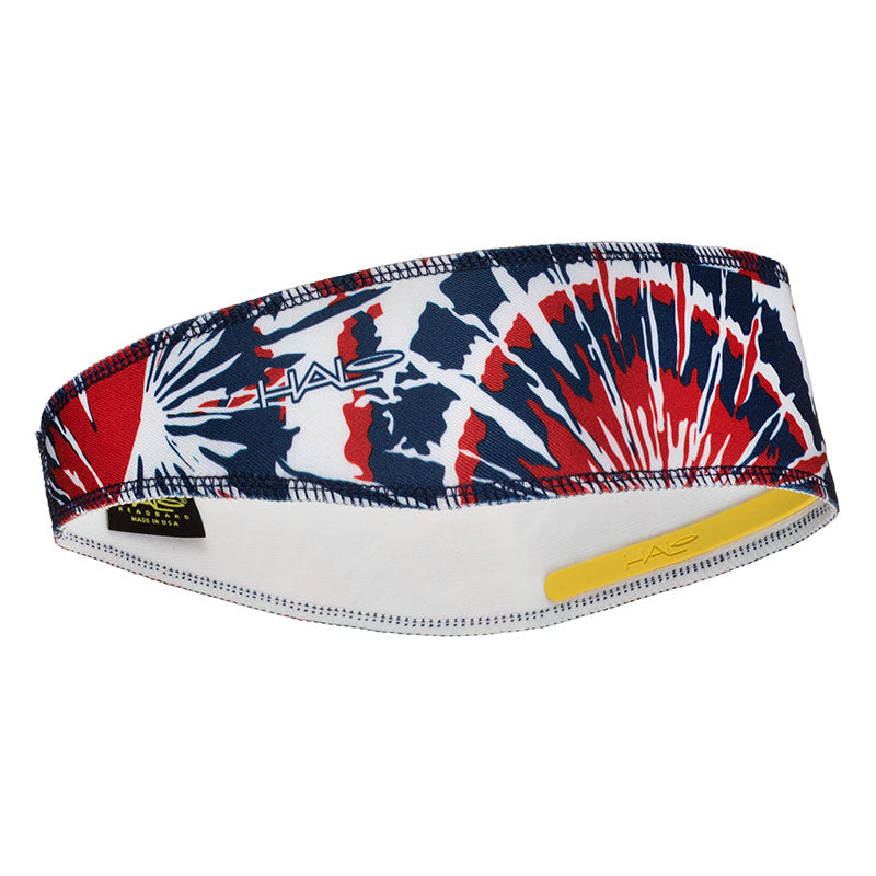 Halo II Pullover Headband - Red White Blue Tie Dye